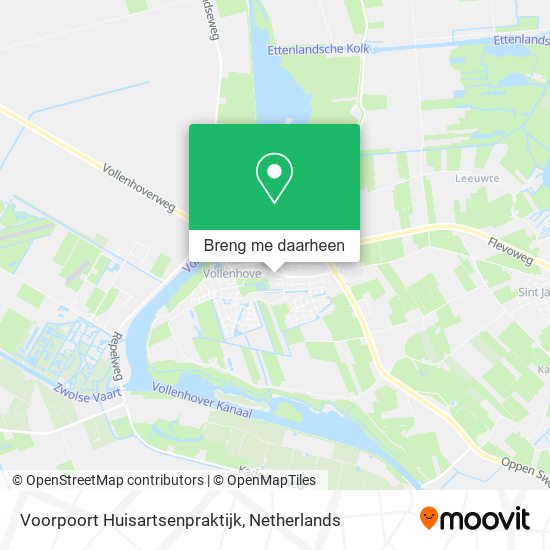 Voorpoort Huisartsenpraktijk kaart