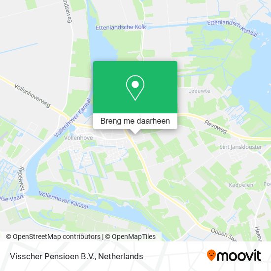 Visscher Pensioen B.V. kaart
