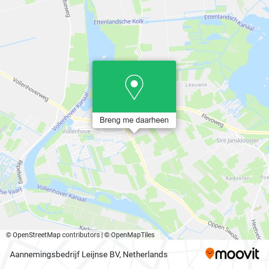 Aannemingsbedrijf Leijnse BV kaart