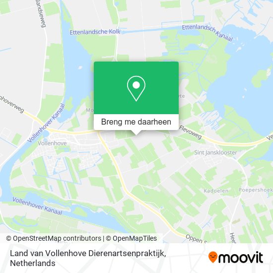 Land van Vollenhove Dierenartsenpraktijk kaart