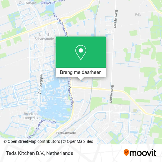 Teds Kitchen B.V. kaart