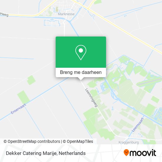 Dekker Catering Marije kaart