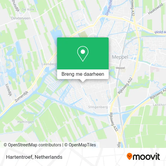 Hartentroef kaart