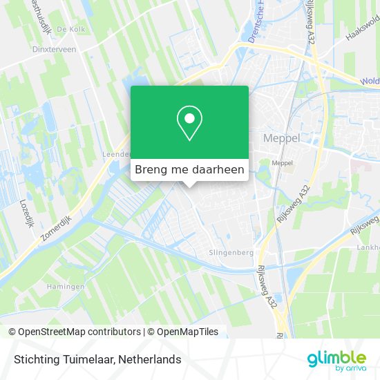 Stichting Tuimelaar kaart