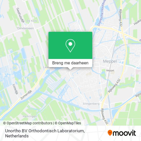 Unortho BV Orthodontisch Laboratorium kaart