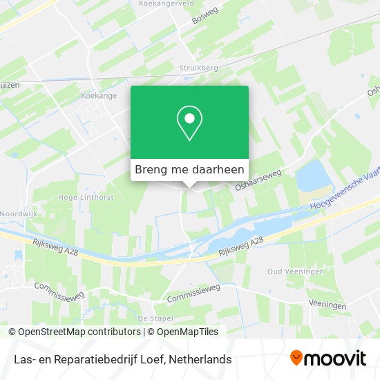 Las- en Reparatiebedrijf Loef kaart