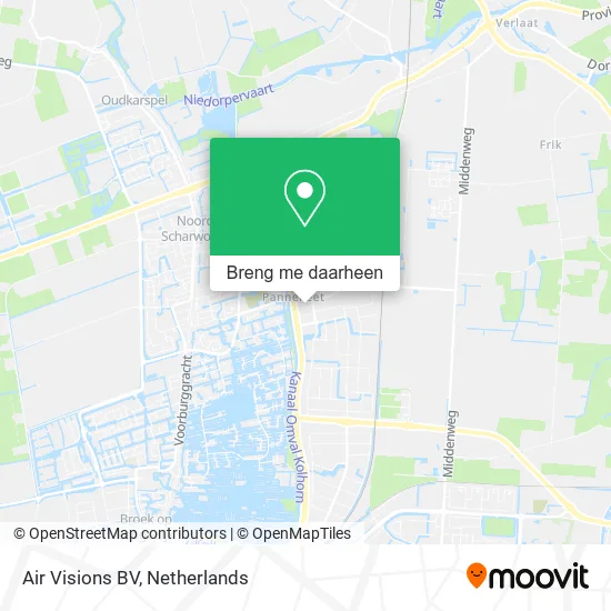 Air Visions BV kaart