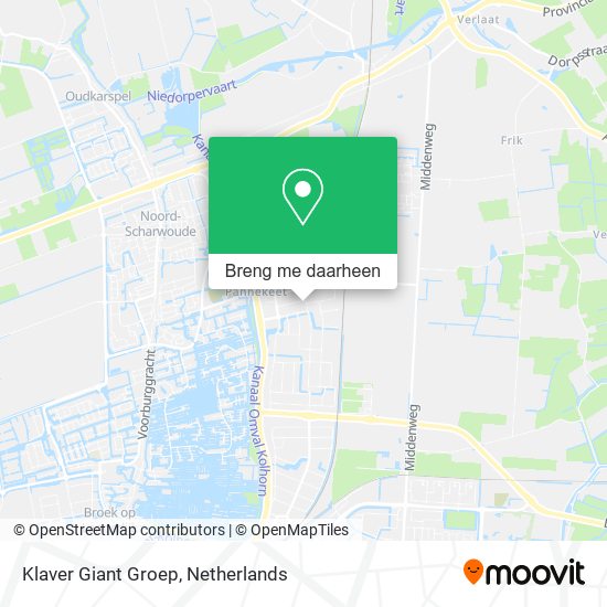 Klaver Giant Groep kaart