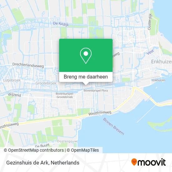 Gezinshuis de Ark kaart