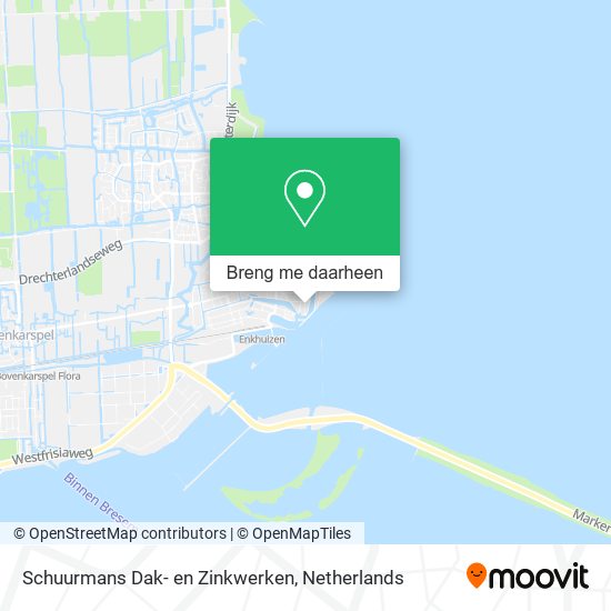 Schuurmans Dak- en Zinkwerken kaart