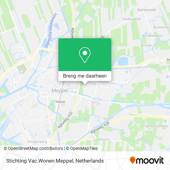 Stichting Vac.Wonen Meppel kaart