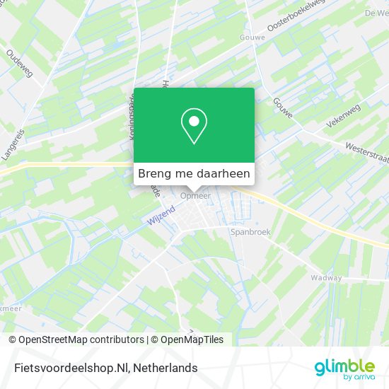 Fietsvoordeelshop.Nl kaart