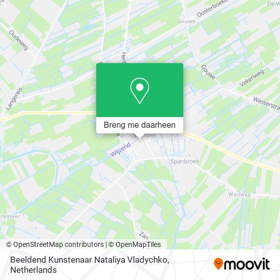 Beeldend Kunstenaar Nataliya Vladychko kaart