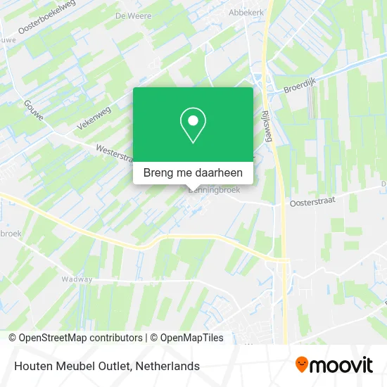 Houten Meubel Outlet kaart