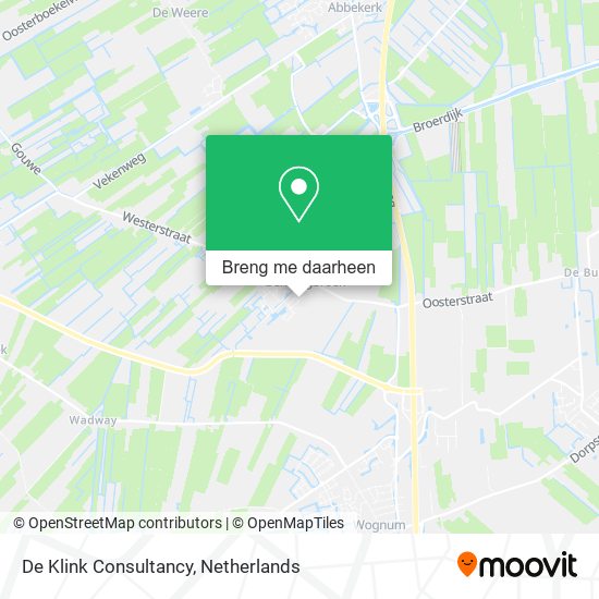 De Klink Consultancy kaart