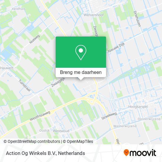 Action Og Winkels B.V. kaart