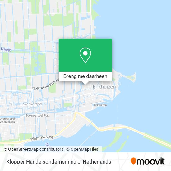 Klopper Handelsonderneming J kaart