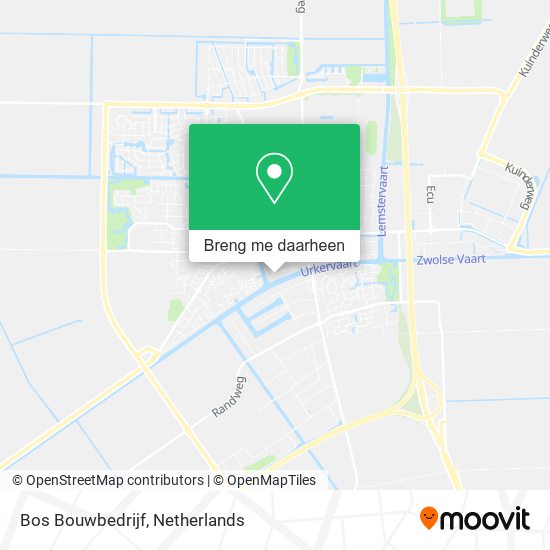 Bos Bouwbedrijf kaart