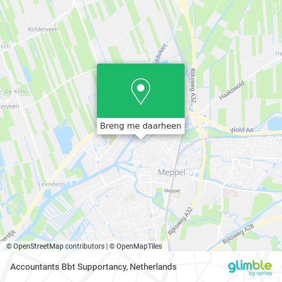 Accountants Bbt Supportancy kaart