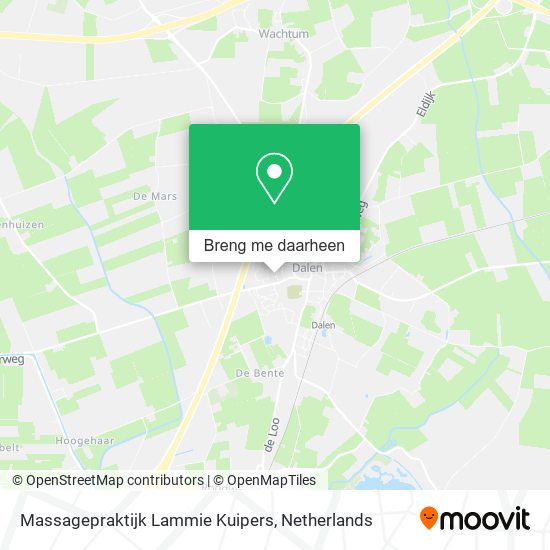 Massagepraktijk Lammie Kuipers kaart