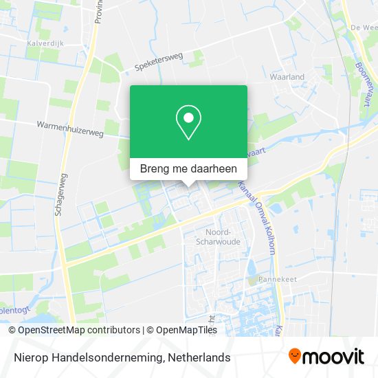 Nierop Handelsonderneming kaart