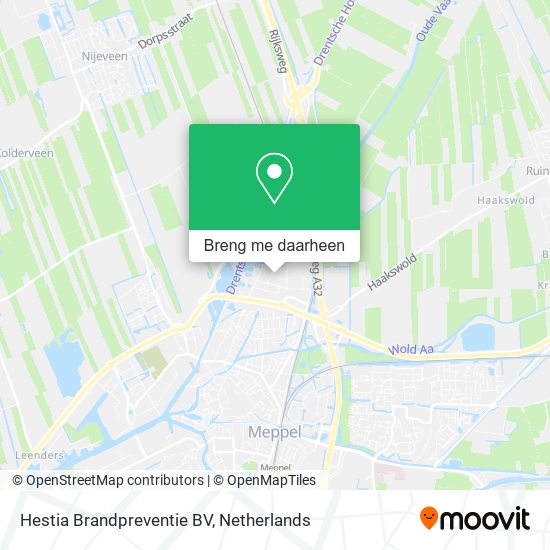 Hestia Brandpreventie BV kaart