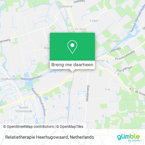 Relatietherapie Heerhugowaard kaart