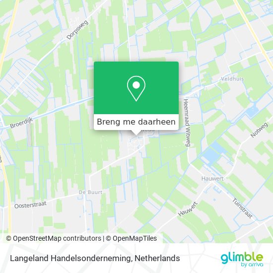 Langeland Handelsonderneming kaart