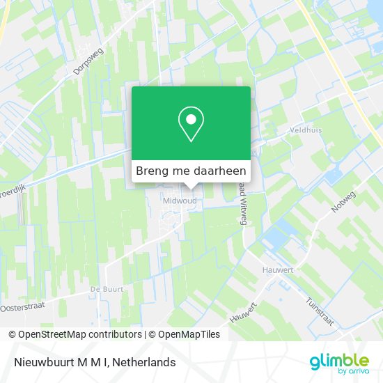 Nieuwbuurt M M I kaart