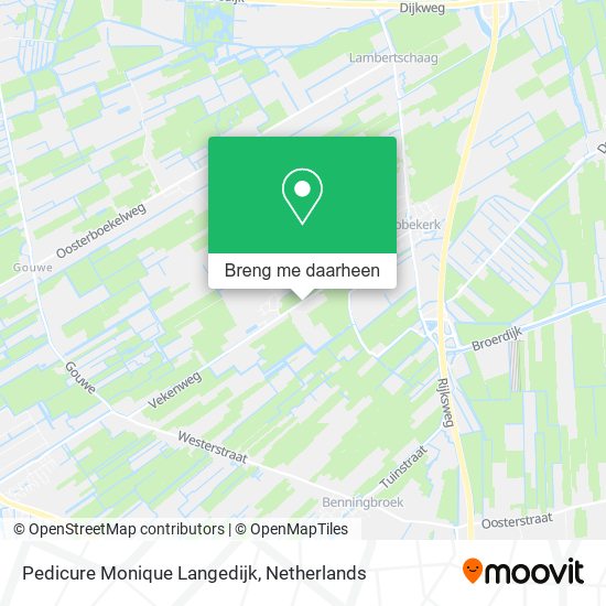 Pedicure Monique Langedijk kaart