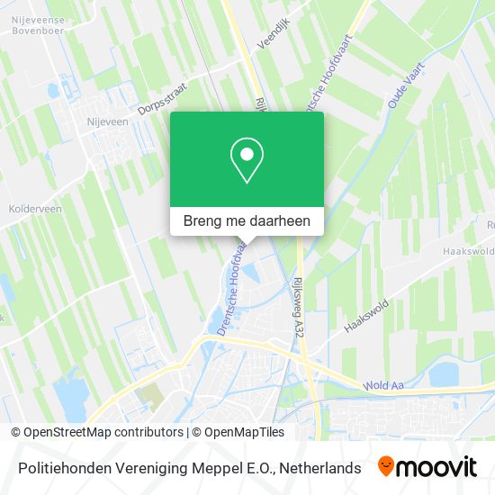 Politiehonden Vereniging Meppel E.O. kaart