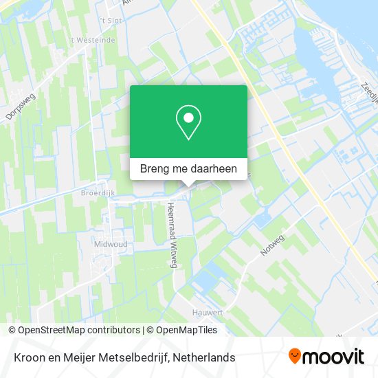 Kroon en Meijer Metselbedrijf kaart