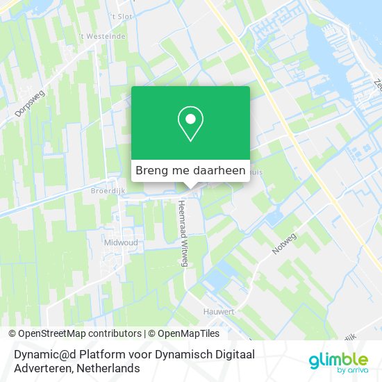 Dynamic@d Platform voor Dynamisch Digitaal Adverteren kaart