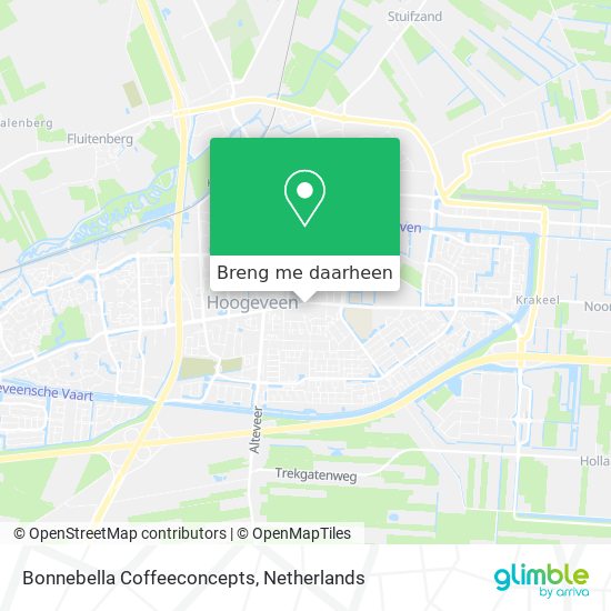 Bonnebella Coffeeconcepts kaart