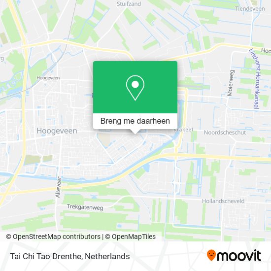Tai Chi Tao Drenthe kaart