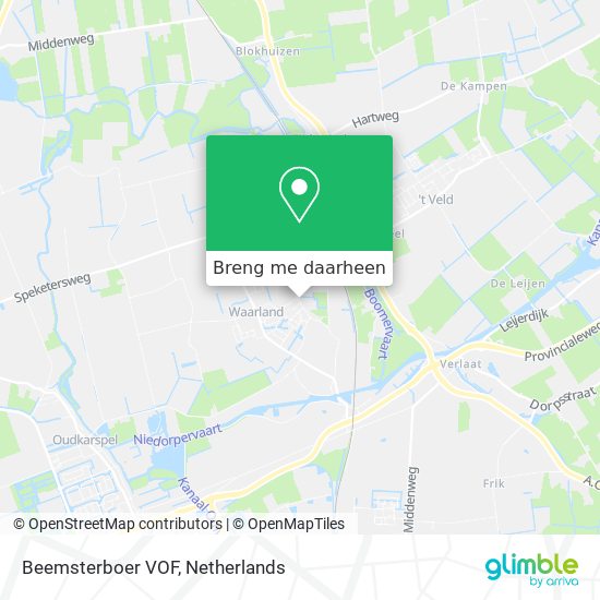Beemsterboer VOF kaart