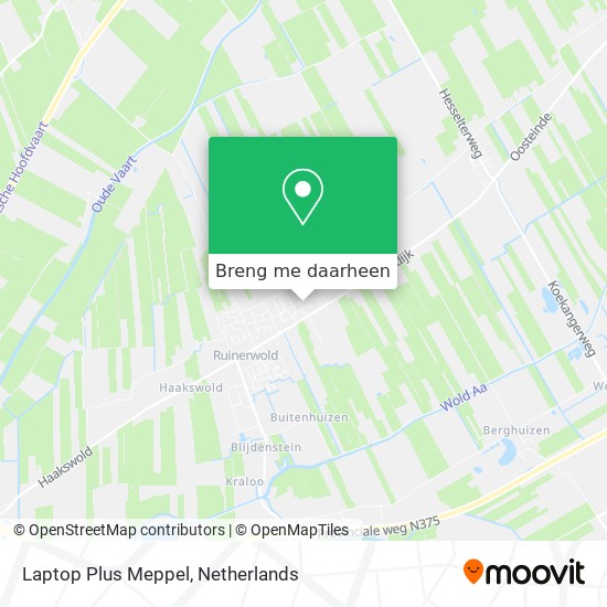 Laptop Plus Meppel kaart