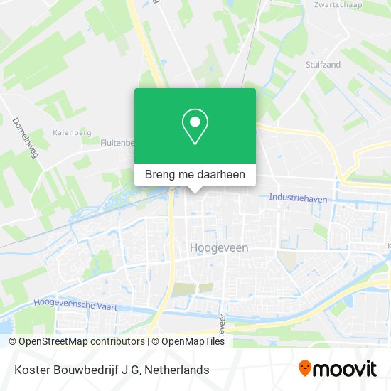 Koster Bouwbedrijf J G kaart