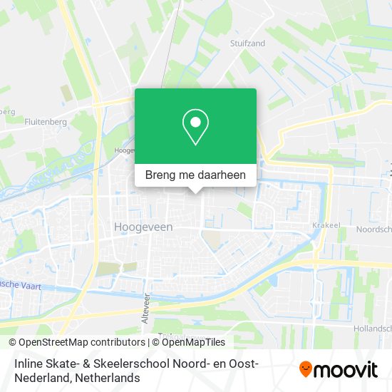 Inline Skate- & Skeelerschool Noord- en Oost- Nederland kaart