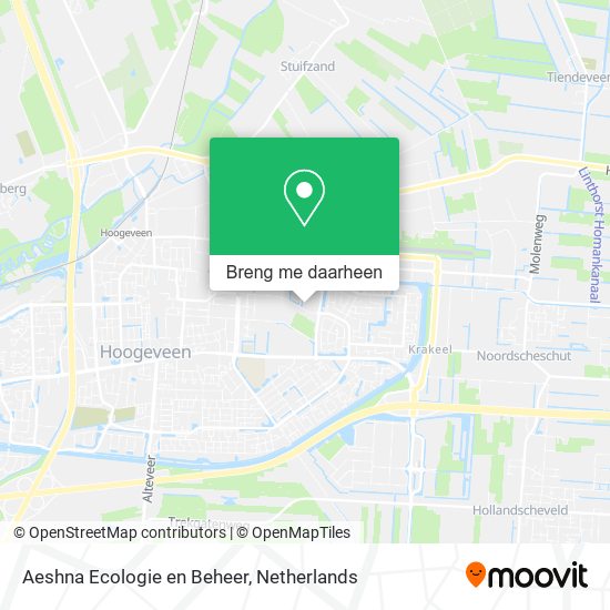 Aeshna Ecologie en Beheer kaart