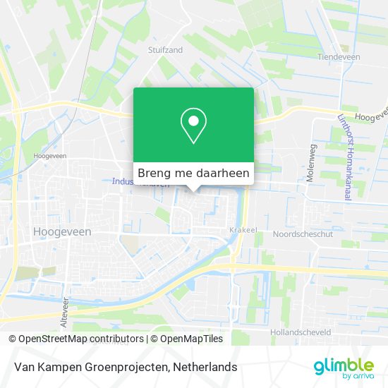 Van Kampen Groenprojecten kaart