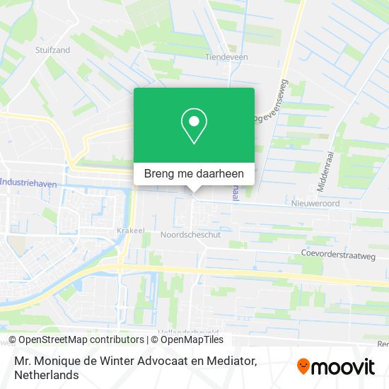 Mr. Monique de Winter Advocaat en Mediator kaart