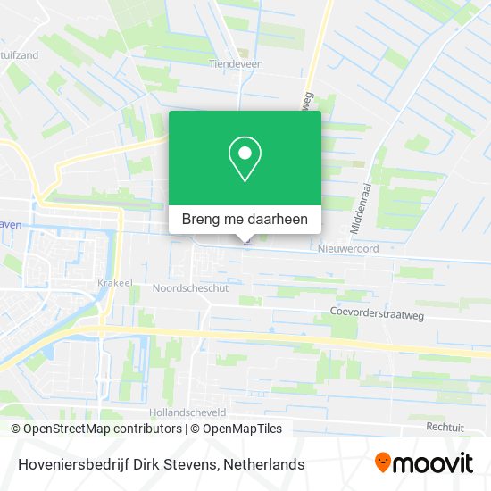Hoveniersbedrijf Dirk Stevens kaart