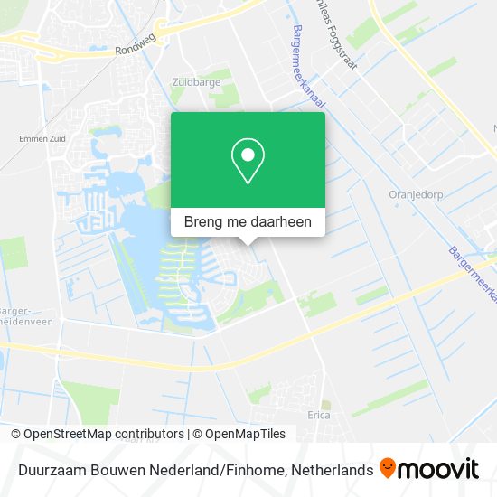 Duurzaam Bouwen Nederland / Finhome kaart