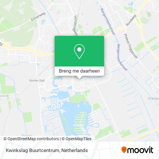 Kwinkslag Buurtcentrum kaart