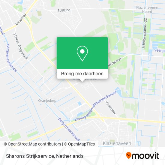 Sharon's Strijkservice kaart