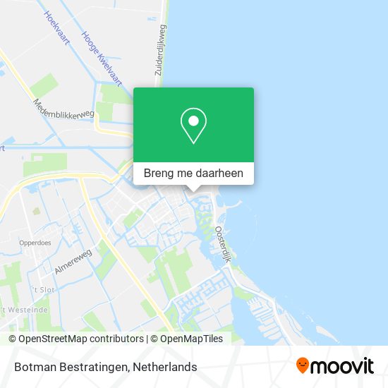 Botman Bestratingen kaart