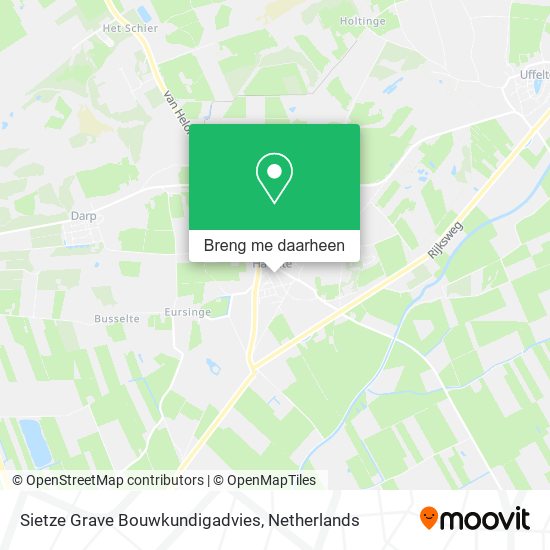 Sietze Grave Bouwkundigadvies kaart