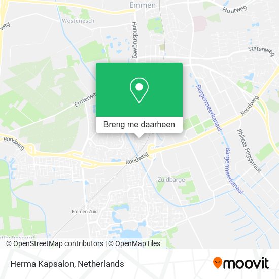 Herma Kapsalon kaart