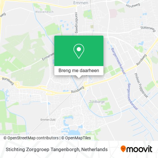 Stichting Zorggroep Tangenborgh kaart